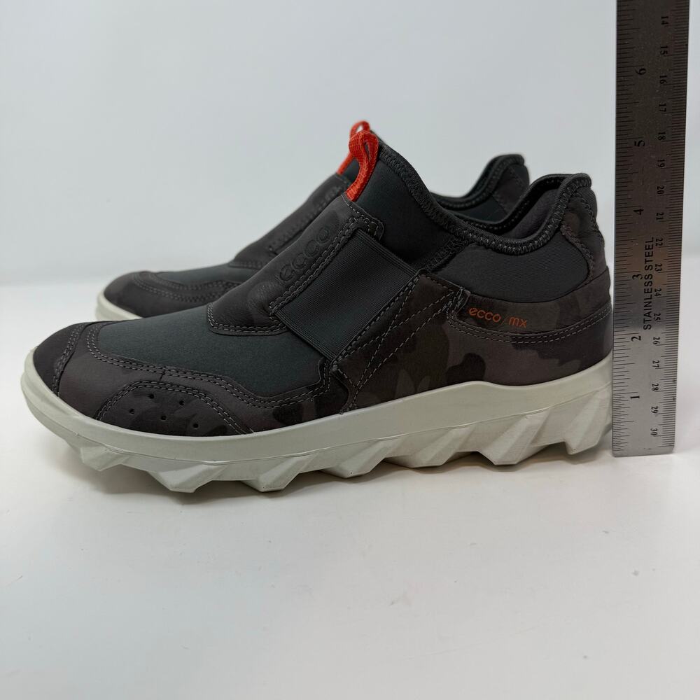 Ecco Sport Mx Low Womens Size EU 38 US 7-7.5 Gray Camo Slip On Shoes - Picture 3 of 15